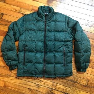90’s Vintage Green Gap Puffer Jacket Size Small Winter Outdoor